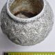 Vase boule art déco en fonte émaillée 1930