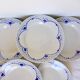 6 dessert plates from Gien, Pervenche model 2106184