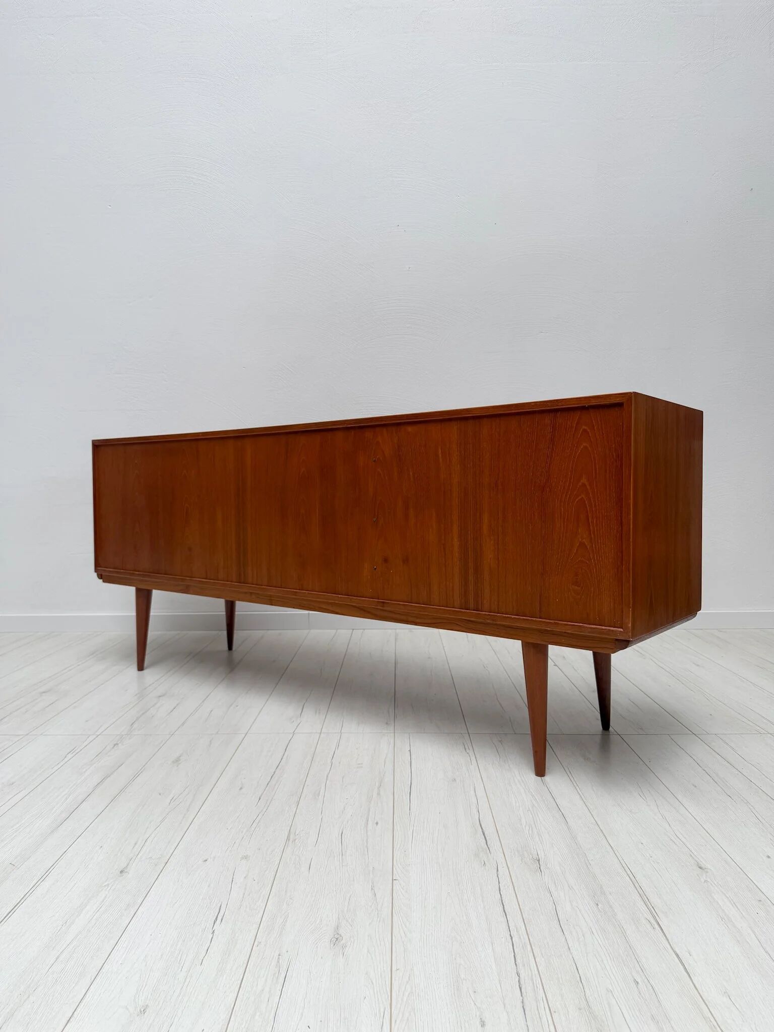 1960s vintage Gunni Omann model 18 Danish design teak sideboard for Omann Jun