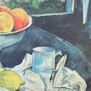 Still life painting in oil