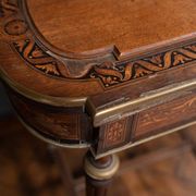 Napoleon III hairdresser worker marquetry 4 feet decorated with bronze