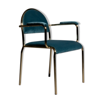 Hollywood Regency chair with or without armrest