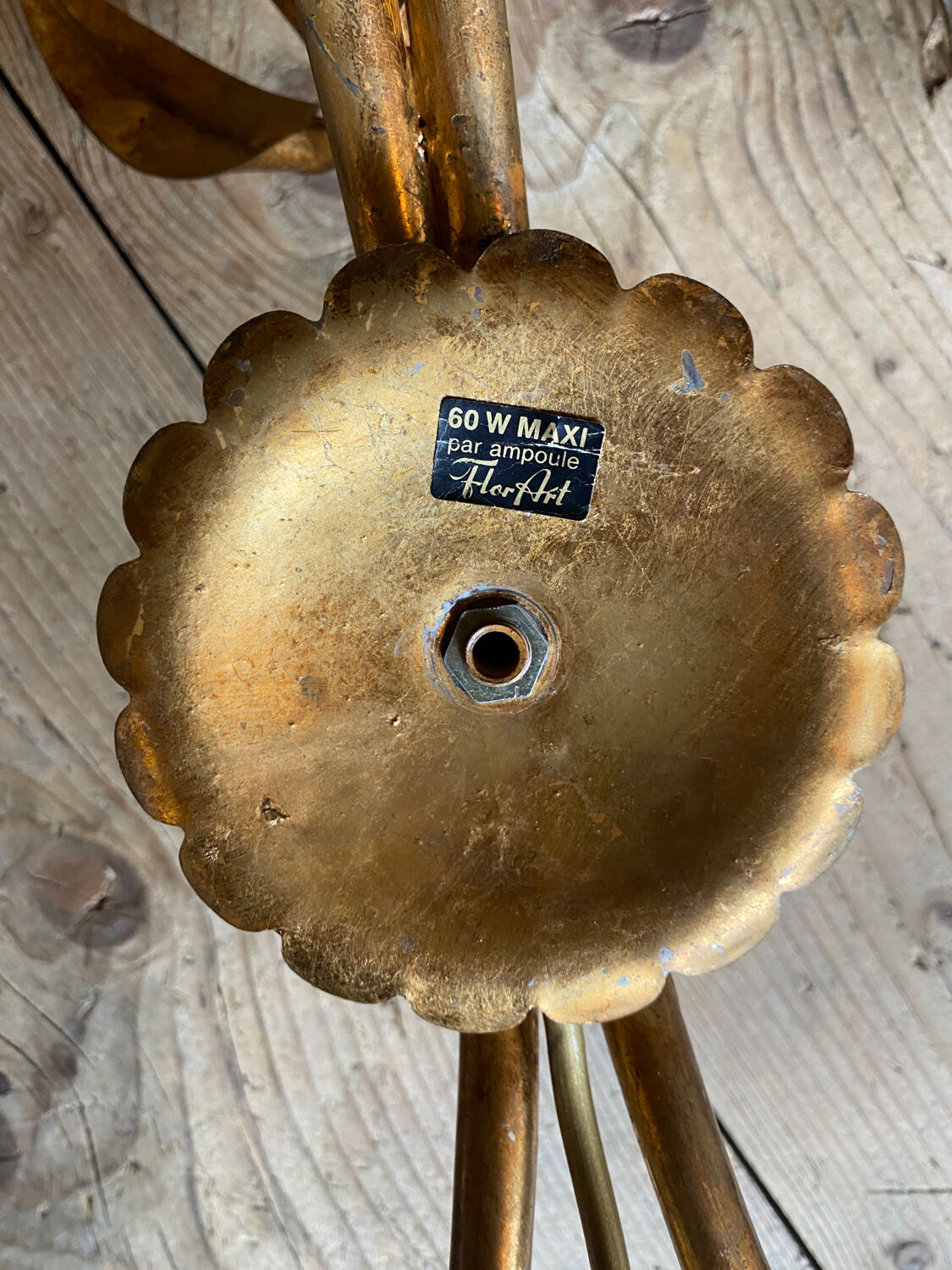 Wisteria wall lamp by Hans Kögl