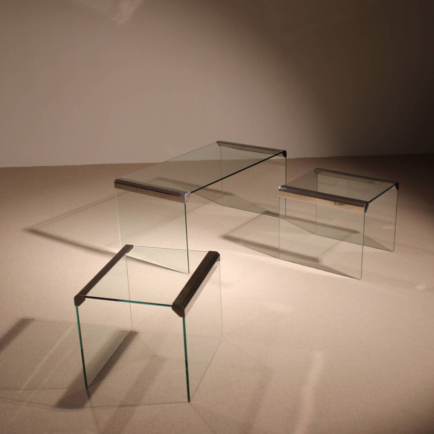 Nesting Table Set by Pierangelo Gallotti & Luigi Radice | Italy 1980s