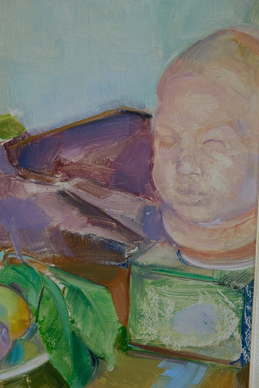 Emil Johan Olsson  (1890-1964), Swedish Modern Painting, 1945, Oil on Panel