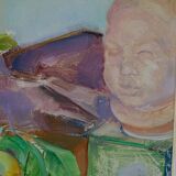 Emil Johan Olsson  (1890-1964), Swedish Modern Painting, 1945, Oil on Panel