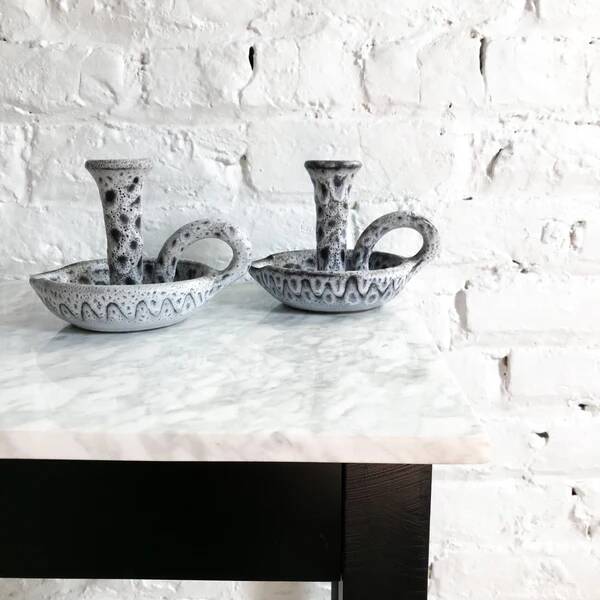 Pair of vintage candlesticks