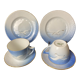 Set of 2 porcelain breakfast sets "Royal Copenhagen"