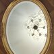 Ancien miroir biseauté stuck doré style Louis XVI