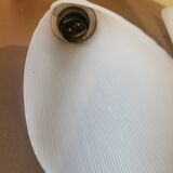 Pair of vintage brass and acrylate wall lights