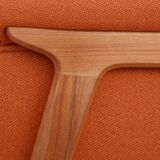 Vintage Mid-Century Elm Wing Master Chair by Thorbjörn Afdal for Bruksbo