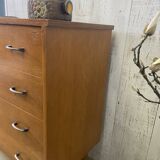 Vintage chest of drawers with conical legs