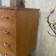 Vintage chest of drawers with conical legs