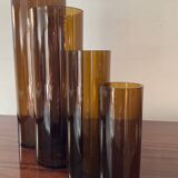 Series of 4 Jacques Bedat nesting vases from the 70s