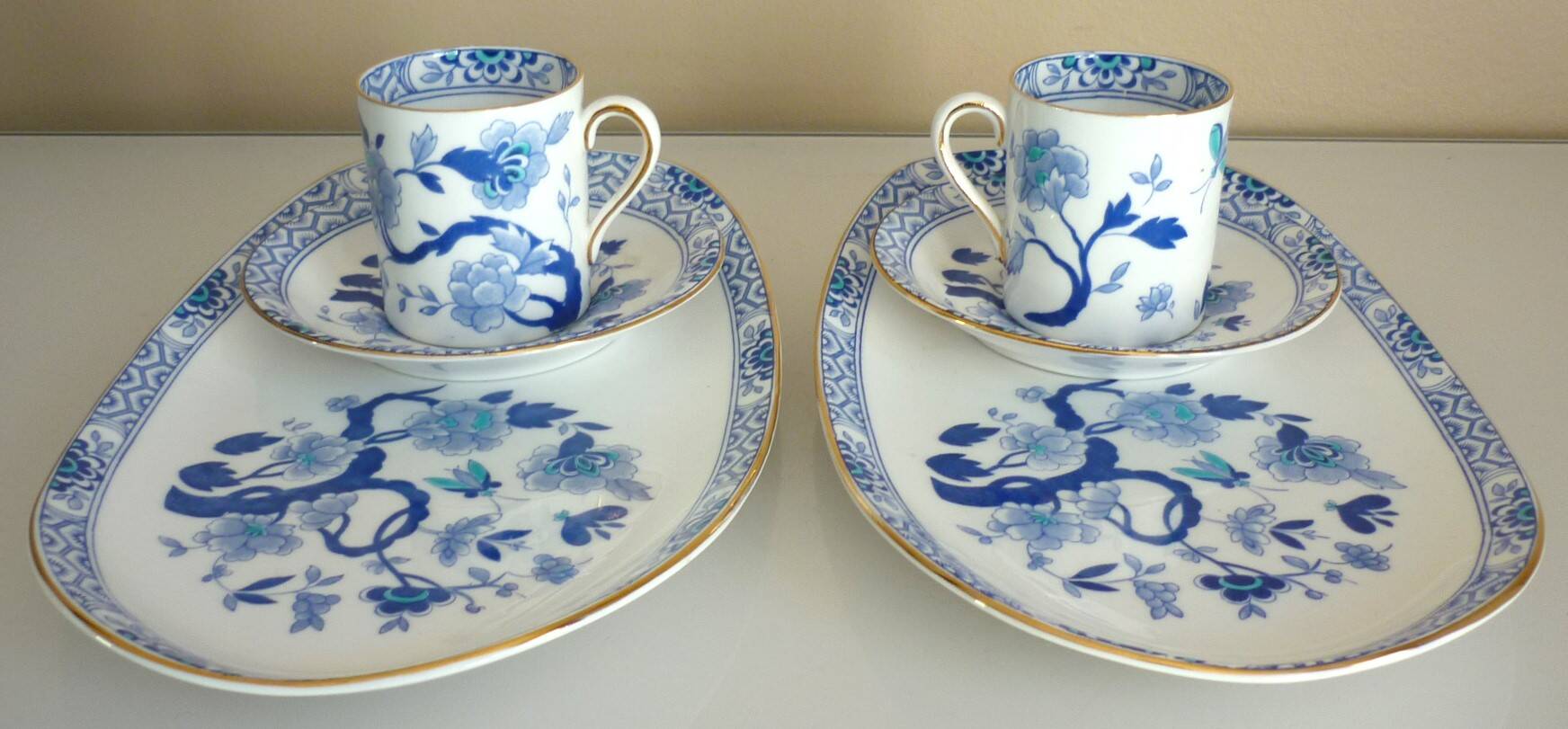 Royal Tuscan England, 2 breakfast services, tea, fine china