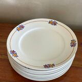 Lot de 9 assiettes Villeroy et Boch