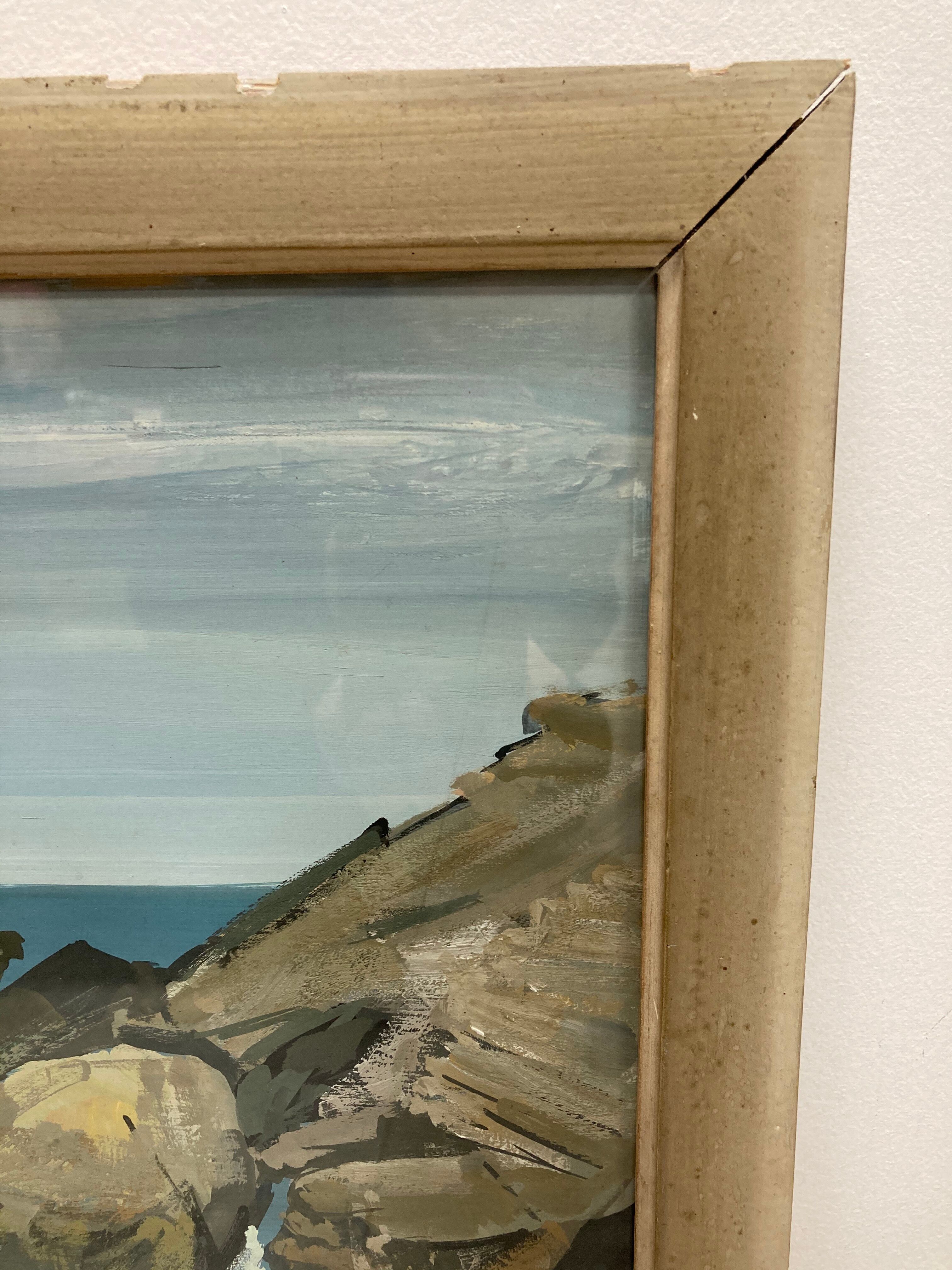 Vintage Quiberon Painting