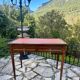 Flat desk in mahogany in the Louis XVI style.