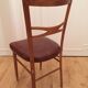 Lot de 6 chaises Mocholi années 60