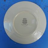 Lot of six plates decorated Tulips "Longchamp"