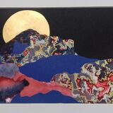 Peinture originale Montagne sacrée