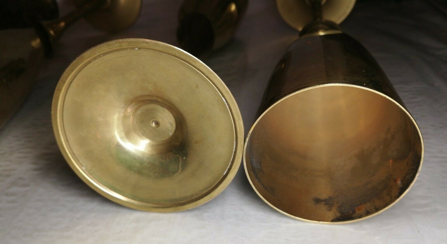 Vintage champagne flutes