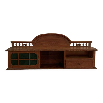 Old wooden shelf