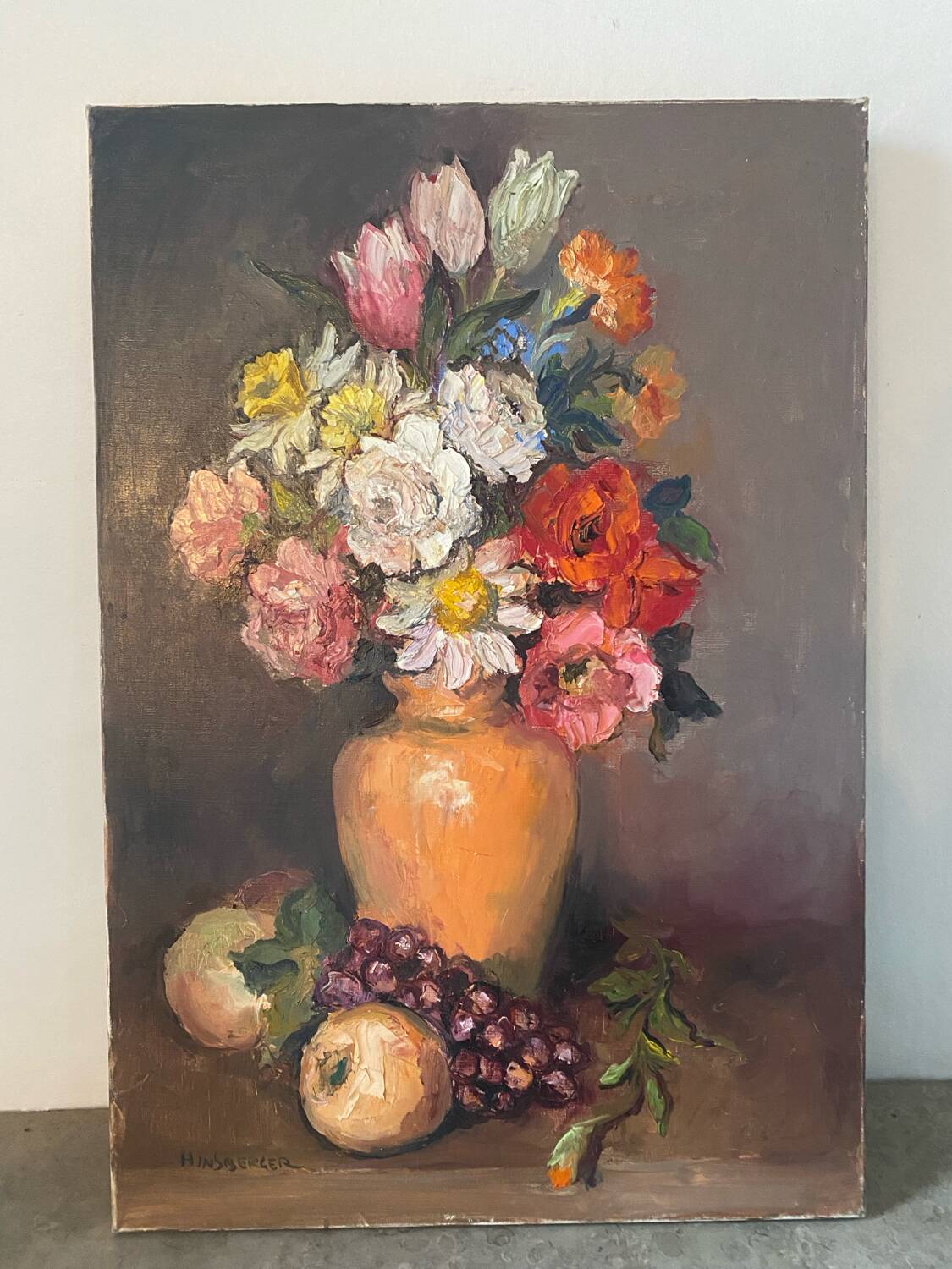 Still life with flowers signed 1992