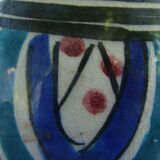 Vase en céramique glacée et craquelée