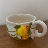 coffee/tea service in lemon pattern slushy