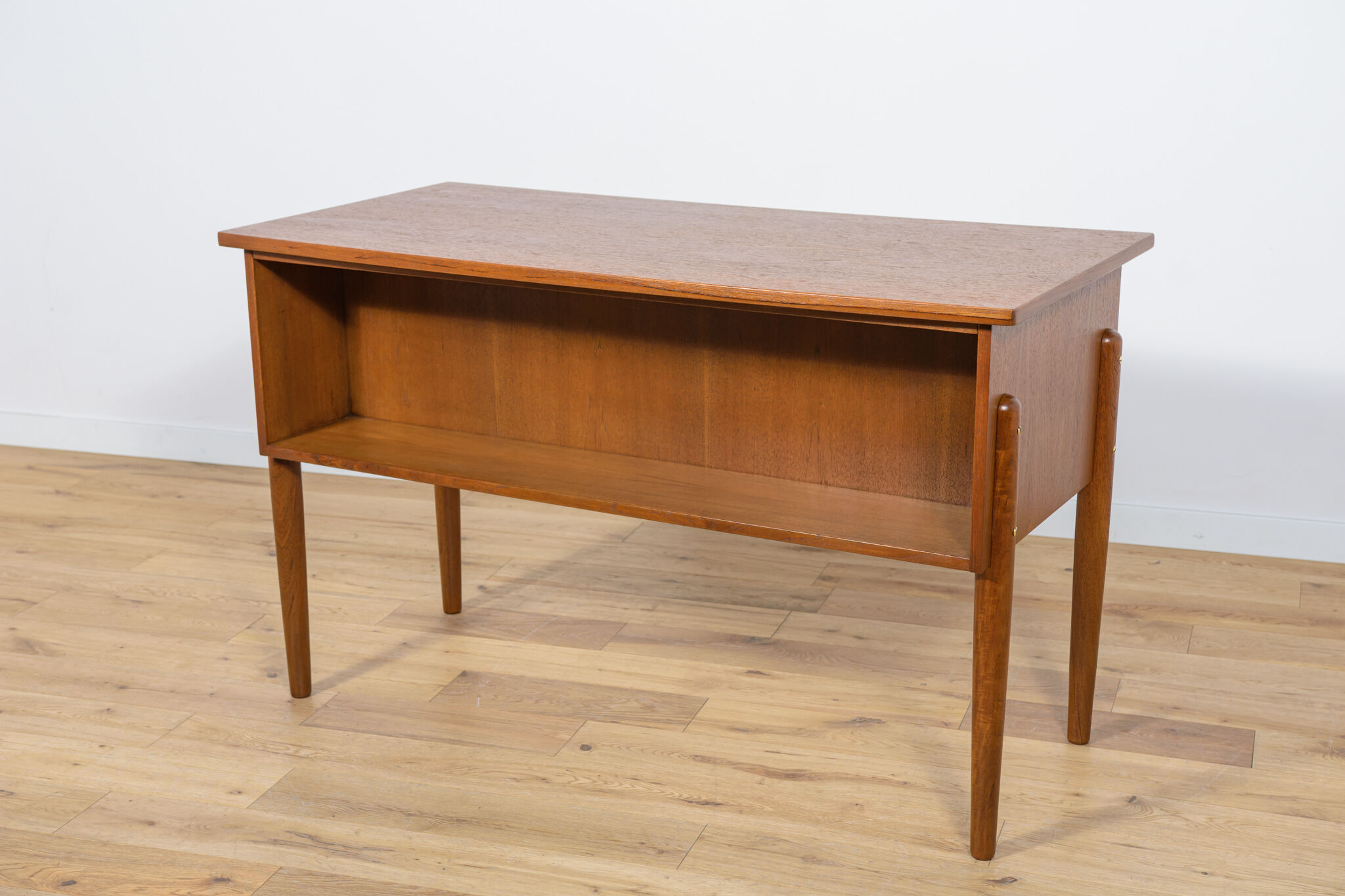 Mid-Century Danish Freestanding Teak Desk, 1960s