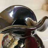 Iridescent modernist vase by Thomas Buxo