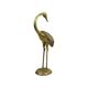 Statue de héron grue en cuivre sculpture laiton vintage 42cm
