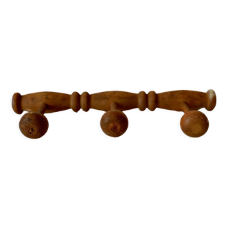 Wooden hook 3 branches