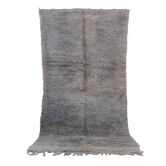Tapis marocain vintage pâle 137 x 295 cm - Tapis en laine berbère - Tapis fait main