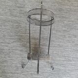 Wrought iron umbrella holder