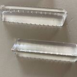 Set of 4 triangular knife holders with cut