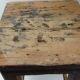 Stool raw wood