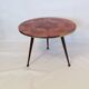 Round tripod coffee table compass foot