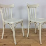 White Luterna vintage bistro chairs