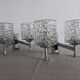 Pair of double Murano glass wall lights from the 60s/70s