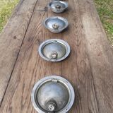 Paire de lampes art-deco de wagon train