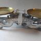 Balance Roberval old avev copper tray