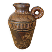 Ceramic jug from Vallauris - Signed Huguette H. Bessone