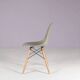 1960s set of 4 dining chairs in “sea foam” green fiberglass / Charles & Ray Eames / Herman Miller, USA