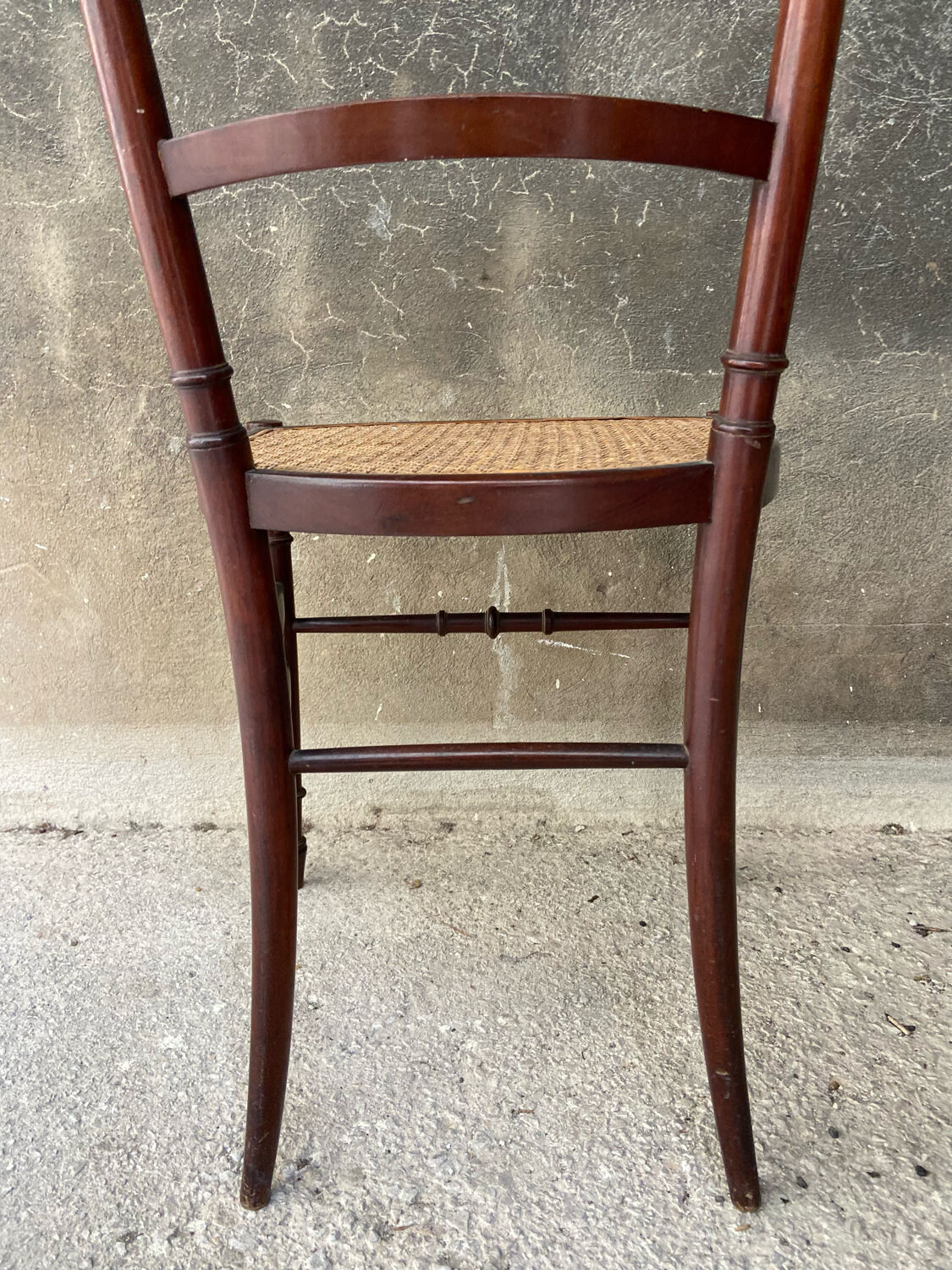 Old chair canned