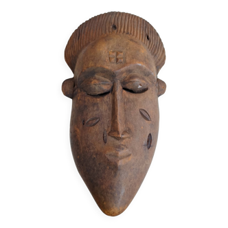Masque africain bois des années 50