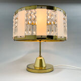 Lampe de table en laiton de la verrerie Novy Bydzov, Tchécoslovaquie, 1970
