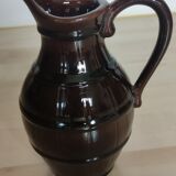 Small pitcher jug Grignan brown imitation barrel
