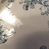 Six earthenware dinner plates from Grigny